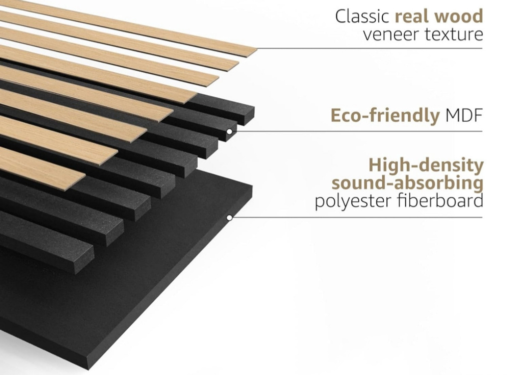 akupanel wood slat acoustic panels wooden slat wall panel Wood Acoustic Panels for Wall and Ceiling decoration