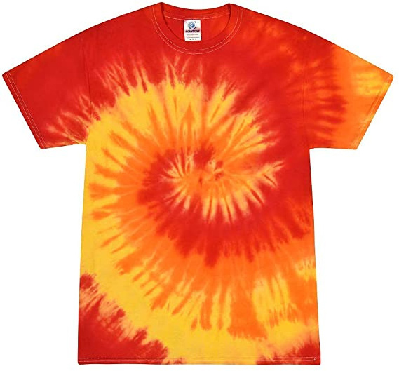 Multi Colored Men's 100%Cotton Tie Dye T Shirts In Bulk quantity quick dry breathable best design tie dye t-shirts customized