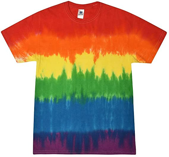 Multi Colored Men's 100%Cotton Tie Dye T Shirts In Bulk quantity quick dry breathable best design tie dye t-shirts customized