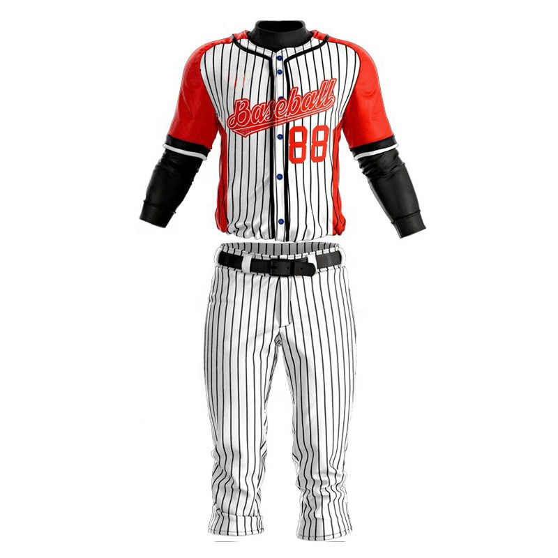 Custom Sublimation Printing baseball uniform Wholesale OEM Baseball Jerseys pants sets breathable Baseball Uniform customized