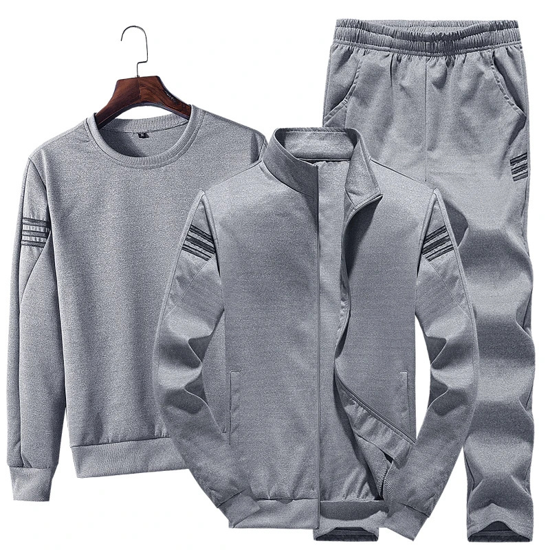 100% Cotton Men Tracksuit Custom printed Blank Sweat Suit men's breathable tracksuit durable men custom color tracksuits