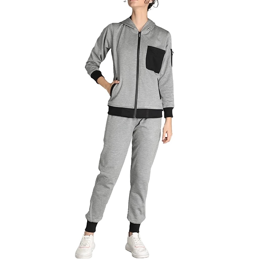 Wholesale custom tracksuit women unisex jogger designer plain tracksuit casual sportswear jogger suits set training wear