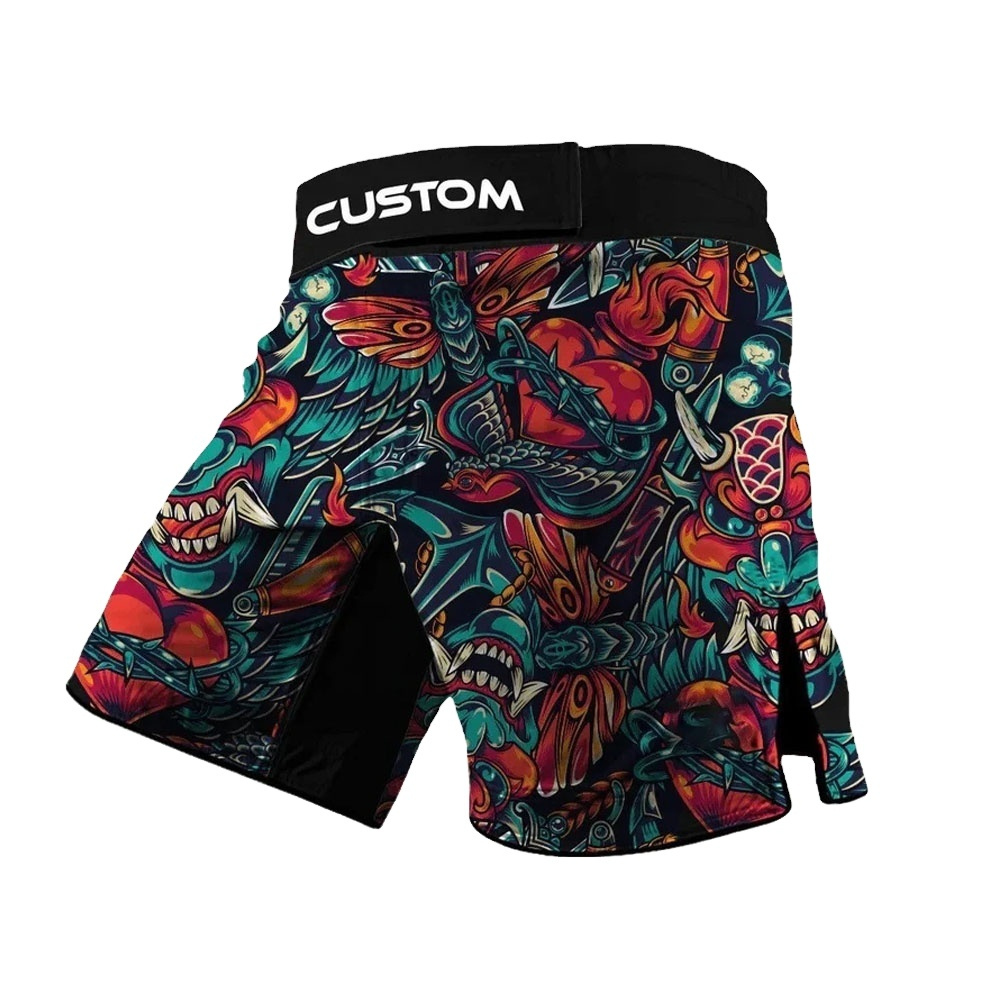 2023 Hot Selling Custom Design And Logo Top Quality MMA Boxing UFC Training Gym Fight Shorts in whole sale price and quick dry