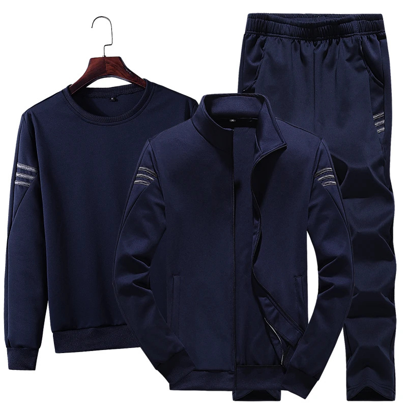 100% Cotton Men Tracksuit Custom printed Blank Sweat Suit men's breathable tracksuit durable men custom color tracksuits