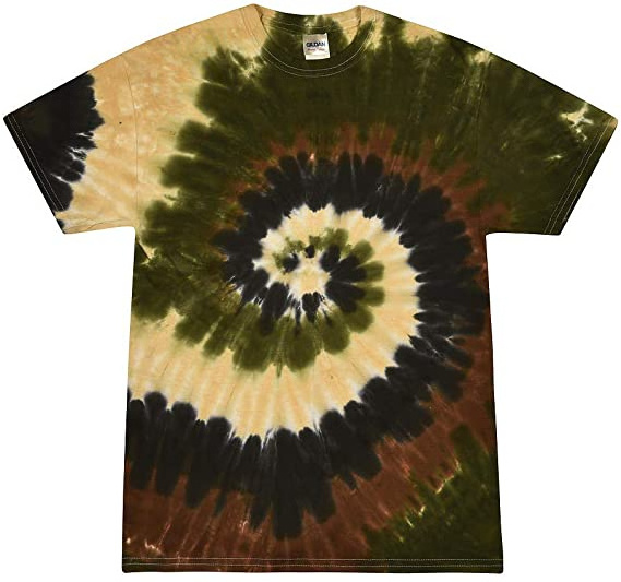 Multi Colored Men's 100%Cotton Tie Dye T Shirts In Bulk quantity quick dry breathable best design tie dye t-shirts customized