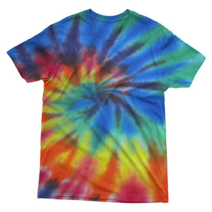 2024 Summer Tye Dye T Shirts quick dry breathable Oversized Tee t-shirts Tie-Dye T-Shirts drop shoulder oversized men t shirt