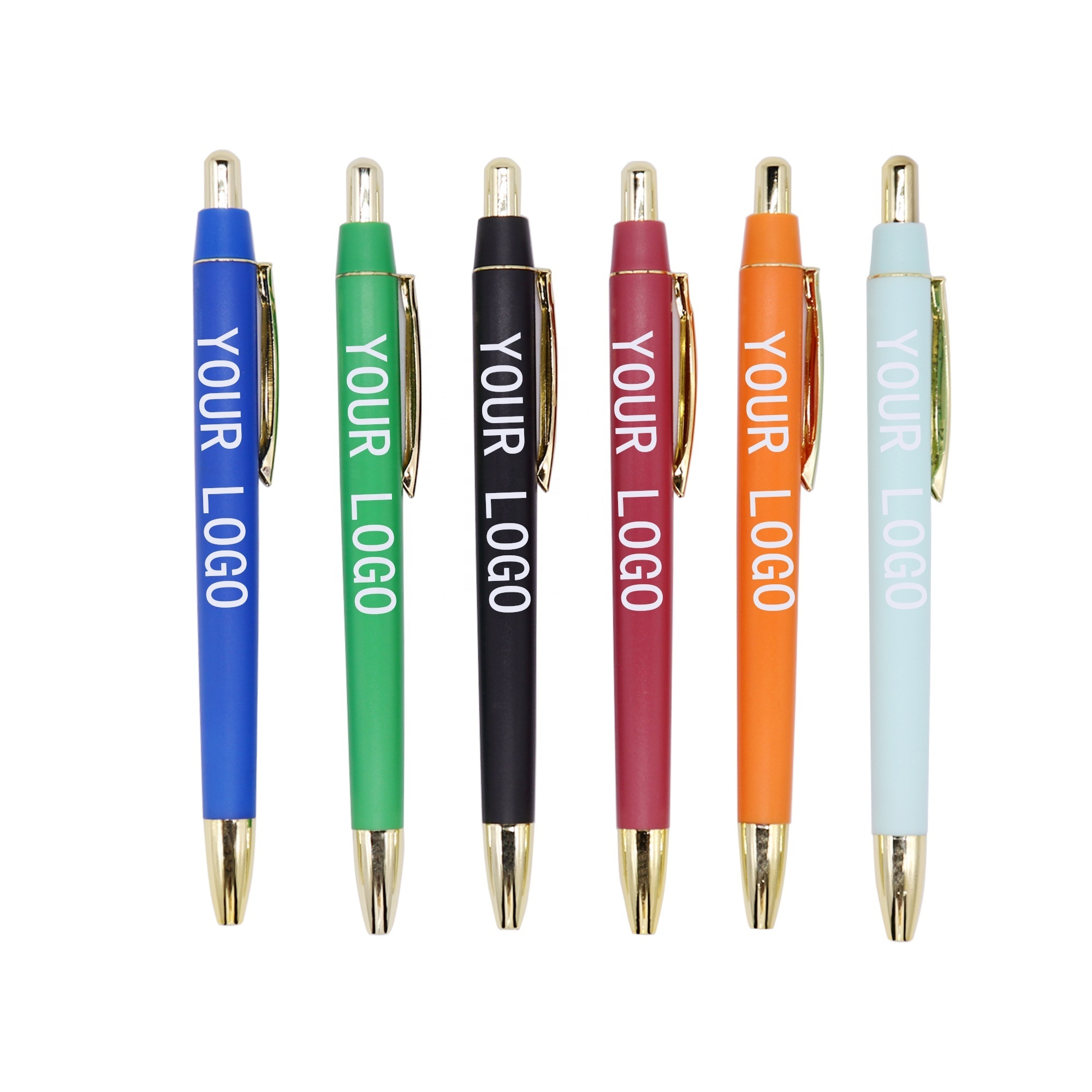 FEMA  hot selling  gold pen with gold parts days of week pen sets