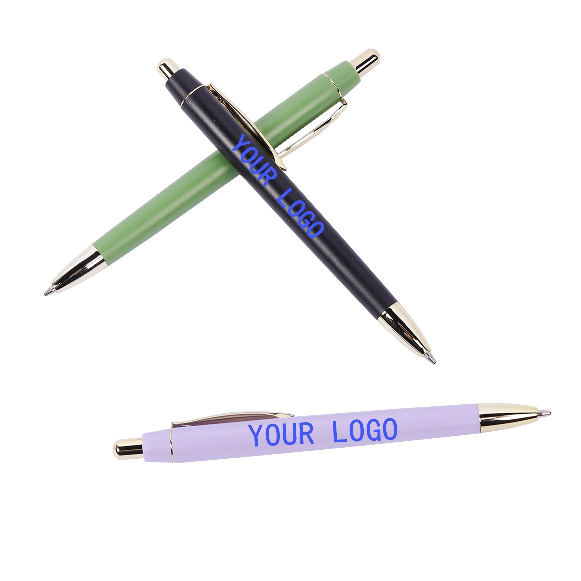 FEMA  hot selling  gold pen with gold parts days of week pen sets