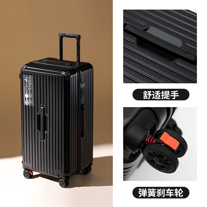 Large Capacity Travel Luggage Aluminum frame Suitcase pull rod Case 24/28/32 