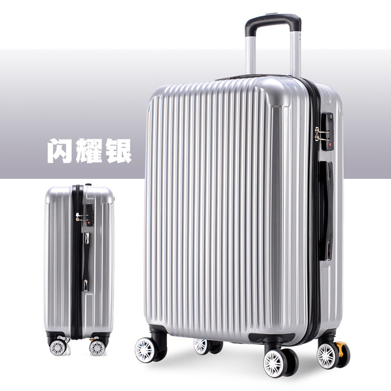 Unisex Rolling Luggage Cabin Holiday Suitcase Set Couples Travel Anti-Fall Password Package Outing Carry on Luggage with Wheels