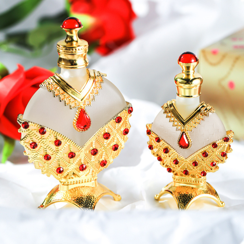 Gold Arabic Parfum Oil Dubai Perfumes Wholesale Lasting Attractive Perfume Ladies Arabic Perfume