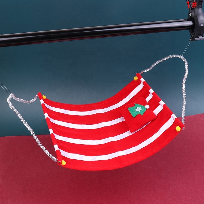 Green Red Christmas Style Doll Accessories Christmas Elf Doll Hammock