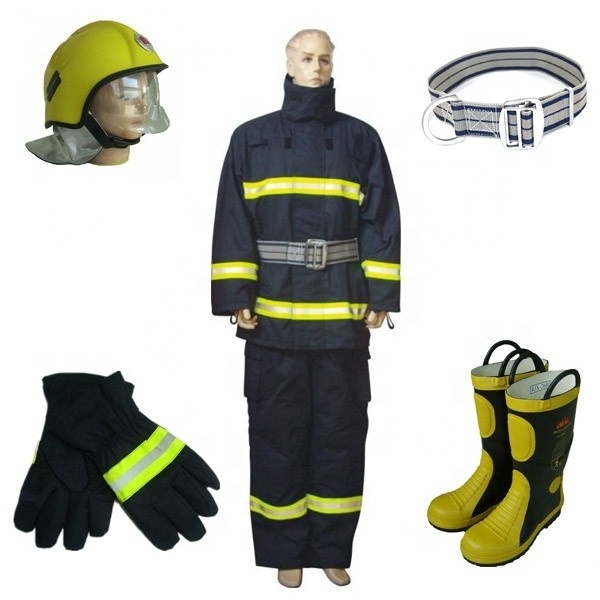 Factory Supply China Manufacturer Firefighter Uniform Fire Safety Fireman Suit