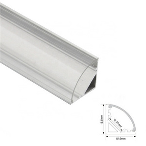 Factory Custom 30 Degree Led Aluminum Profile 30 Degree Angle Shape Aluminium Led Profile