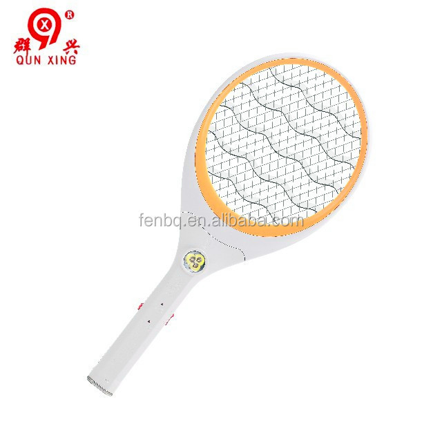 QX806 bug zapper mosquito killer fly racket with round or flat plug kill pest insect killer fly glue trap