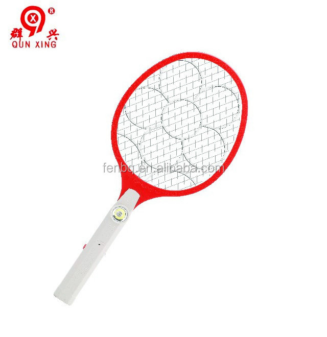 QX806 bug zapper mosquito killer fly racket with round or flat plug kill pest insect killer fly glue trap