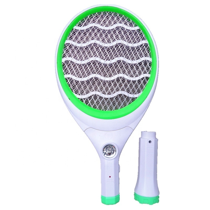 rechargeable electric mosquito swatter with torch 5 led light electric mosquito killing racket fly glue trap