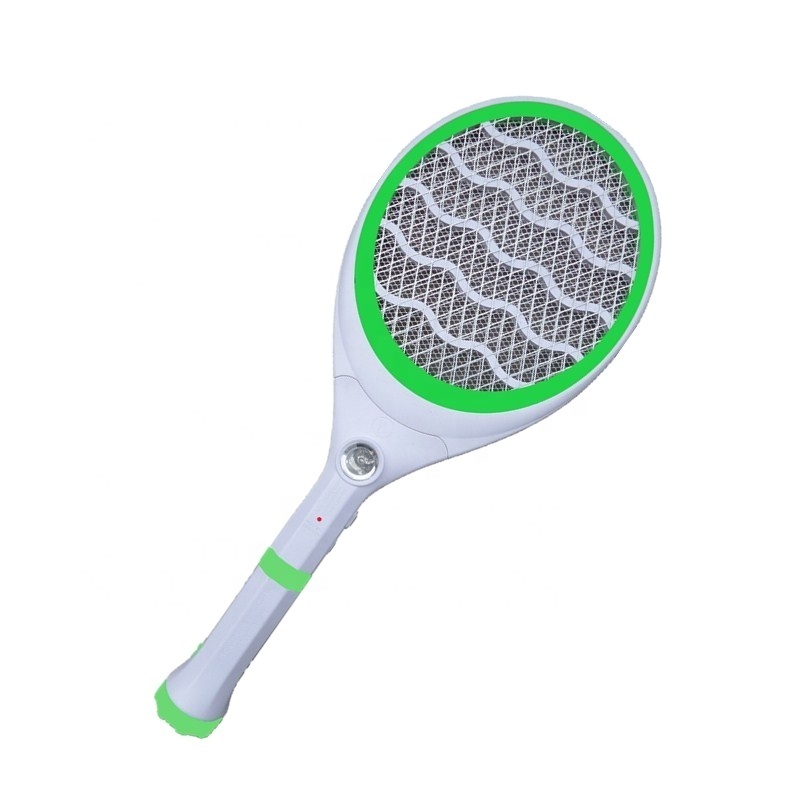 rechargeable electric mosquito swatter with torch 5 led light electric mosquito killing racket fly glue trap