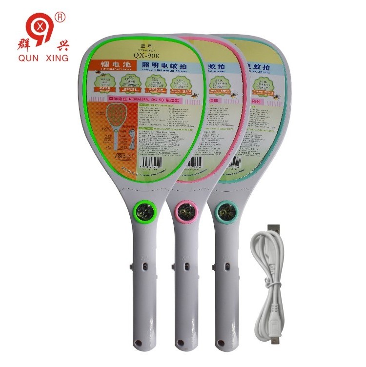 Lithium Battery Outdoor mosquito racket rechargeable