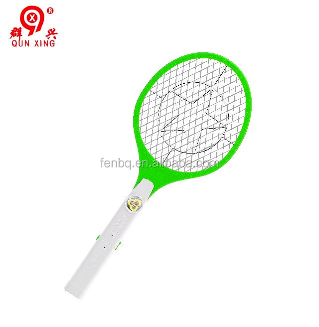 Red Rechargeable Electric Mosquito Swatter With Round Or Flat plug Ultrasonic Moskito Zapper Raqueta Mata Insecto