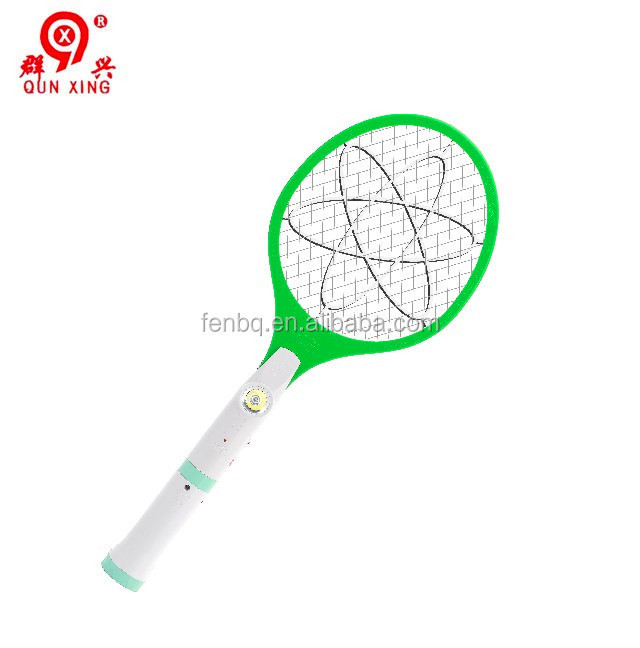 Red Rechargeable Electric Mosquito Swatter With Round Or Flat plug Ultrasonic Moskito Zapper Raqueta Mata Insecto