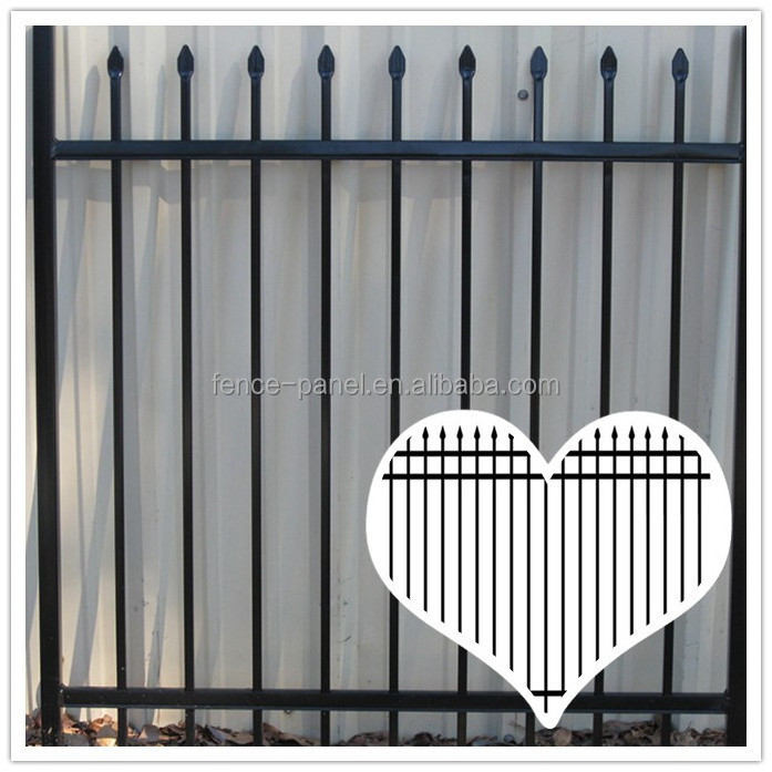 School,Garden,Pool Cheap Price Outdoor Used Steel Iron Fancy Fence