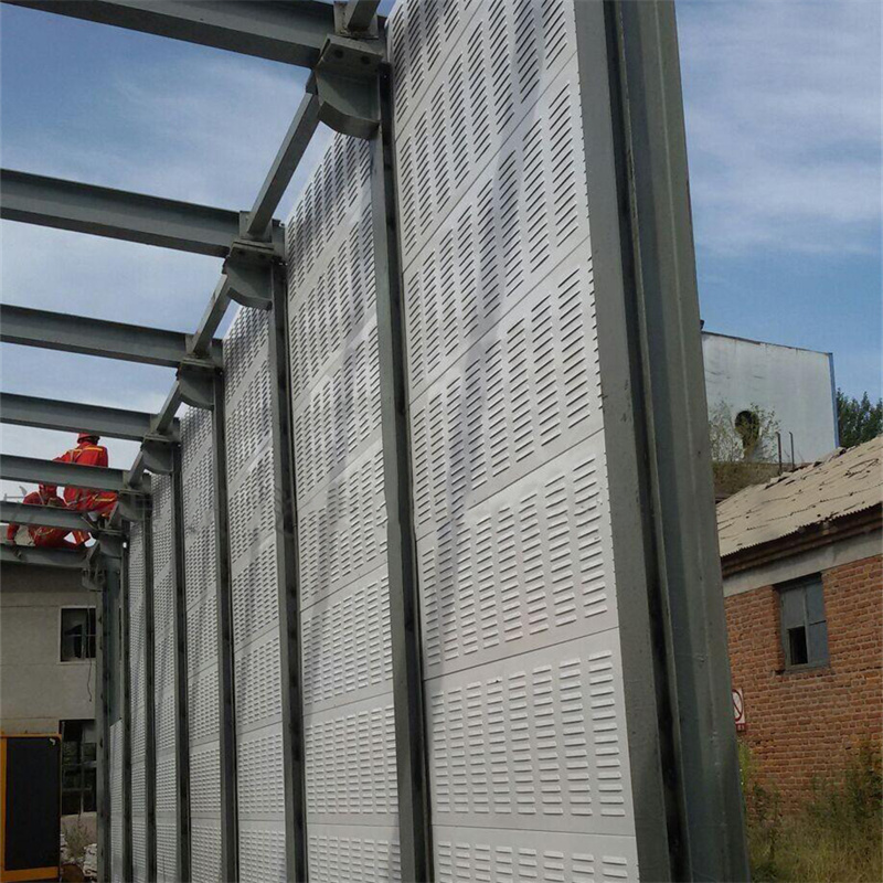 Sound absorbing road noise barrier fence soundproof fence Mass loaded  highway noise barrier manufacturer