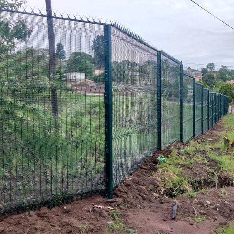 South Africa anti climb clearview fencing / clear view fence panel price per meter