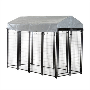 Metal large outdoor dog run kennel/dog cage Chain Link Dog Run Kennel