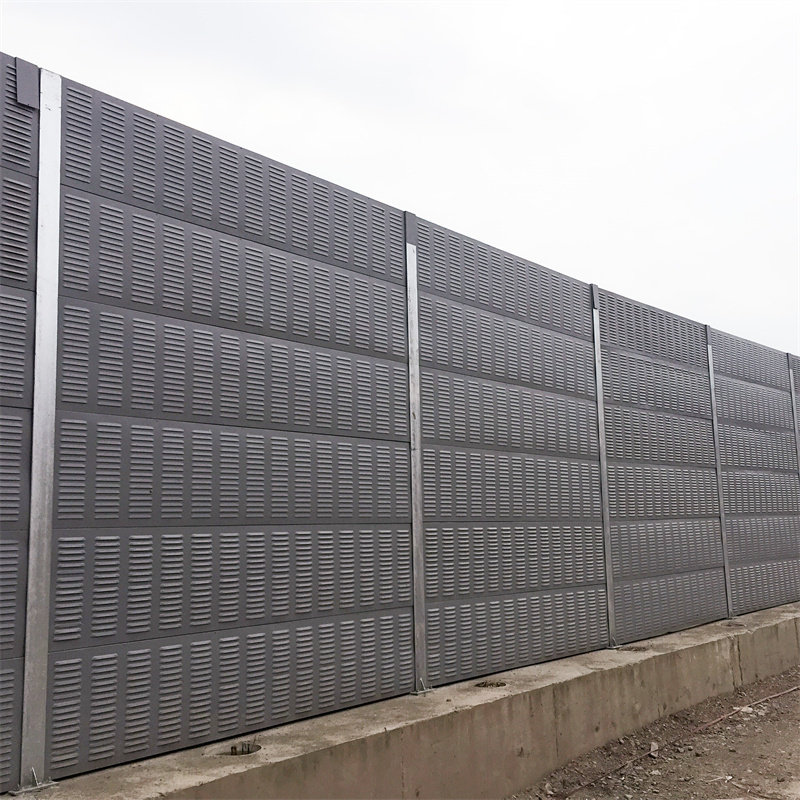 low cost 12 m hight anti sound barrier panel / acoustic noise barrier