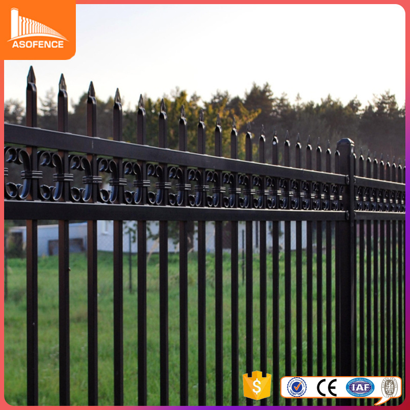 2021 different used wrought iron modern gate and fence design philippines wholesale