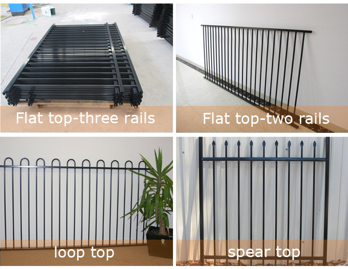 School,Garden,Pool Cheap Price Outdoor Used Steel Iron Fancy Fence