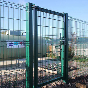 High Quality Galvanized Steel Metal PVC Coated 3d v Bending Curved Garden Farm Welded Wire Mesh Panel Fencing