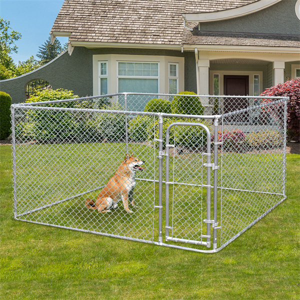 Metal large outdoor dog run kennel/dog cage Chain Link Dog Run Kennel