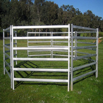 Heavy Duty Farm Livestock Panels Cattle Corral Rail Fence Panels For Sale