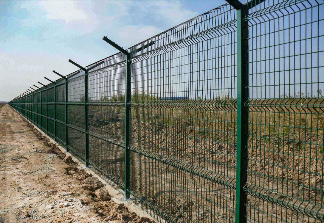 High Quality Galvanized Steel Metal PVC Coated 3d v Bending Curved Garden Farm Welded Wire Mesh Panel Fencing