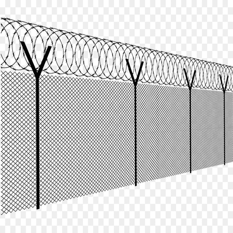 galvanized/pvc coated high security fence barb wire arm on sale