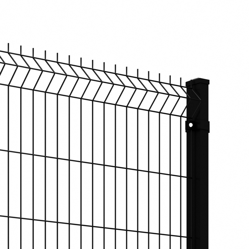 High Quality Galvanized Steel Metal PVC Coated 3d v Bending Curved Garden Farm Welded Wire Mesh Panel Fencing