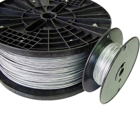 High Tensile General Aluminized Coated Steel Low Resistance Electric Fence Wire For Anti Corrosive