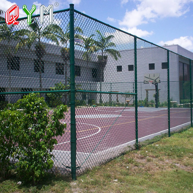 8 Foot Chain Link Fence Roll 50ft Diamond Wire Mesh Tennis Court Fencing