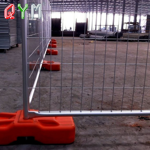 Galvanized Crowd Control Barrier Steel Australia Temporary Fence Feet