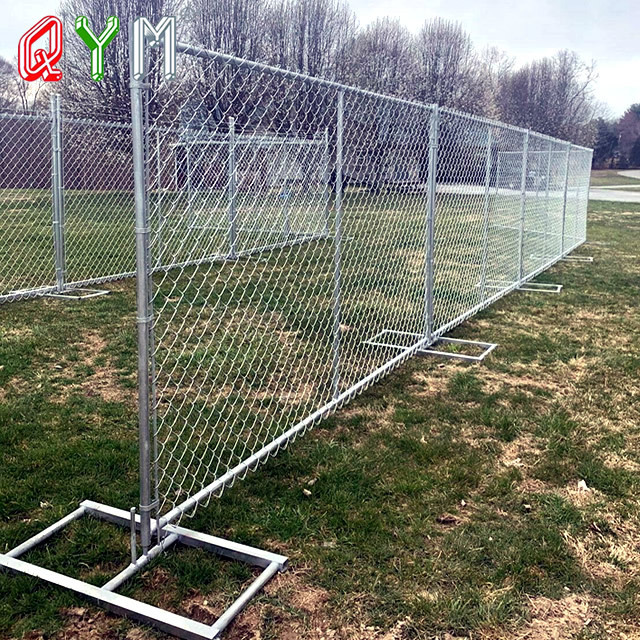 Galvanized Crowd Control Barrier Steel Australia Temporary Fence Feet