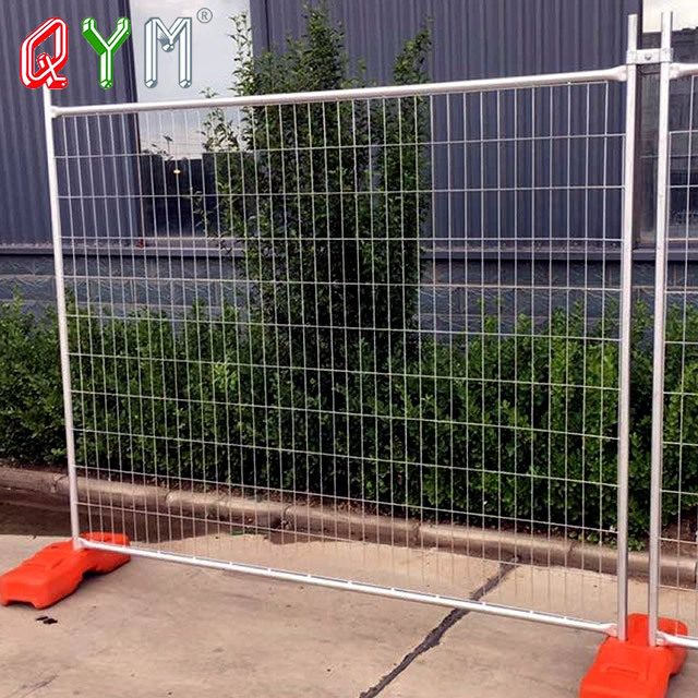 Galvanized Crowd Control Barrier Steel Australia Temporary Fence Feet