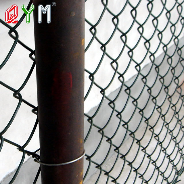 Galvanized Chain Link Fence Wire Mesh Chain Link Fence Post