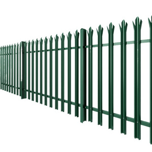 QYM Hot Dipped Galvanized Steel Pool Palisade Fence