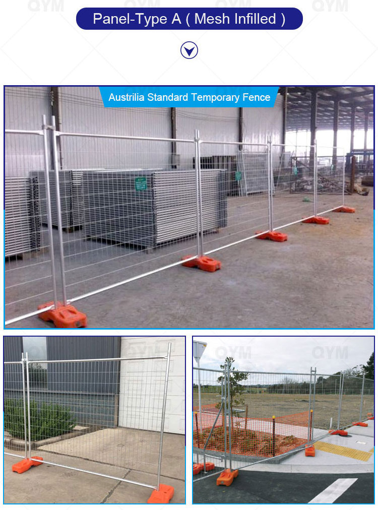 Construction Temporary Fence Portable Event Crowd Control Barrier Fencing