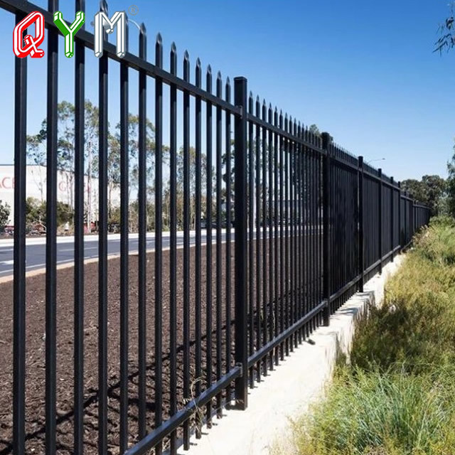 Pvc Picket Fence Steel Square Tube Used Wrought Iron Fencing For Sale