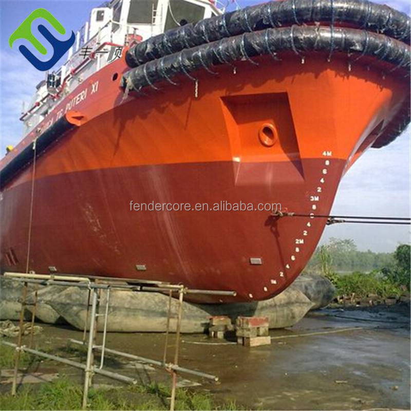 Marine Equipment Lifting Boat Floating Ship Salvage Culvert Balloons Rubber Airbag for Sale