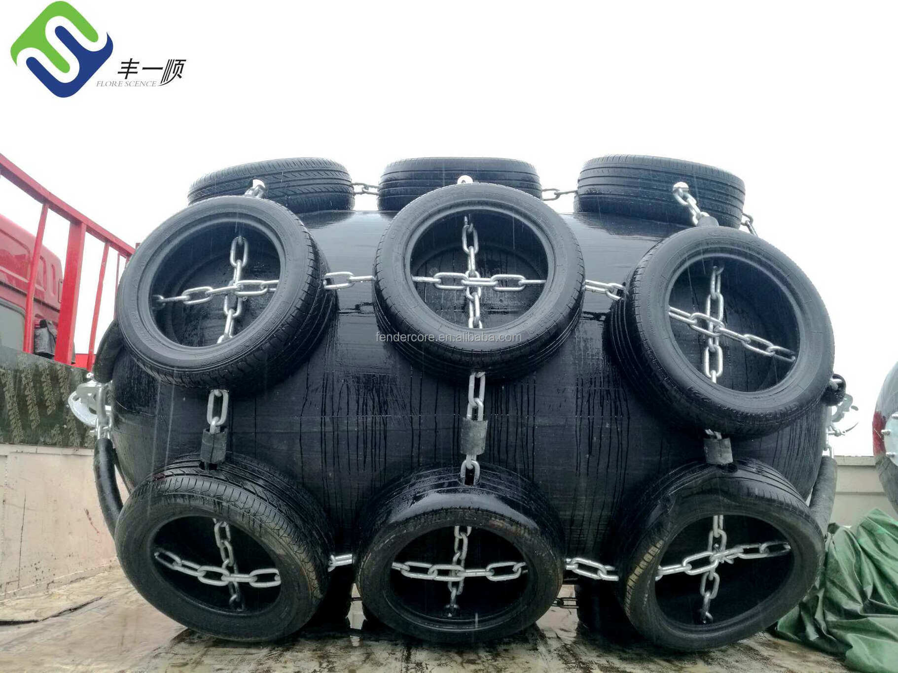 50kpa 80kpa marine 33 metros x 65 airplane rib type yokohama pneumatic rubber fender factory supply for sale