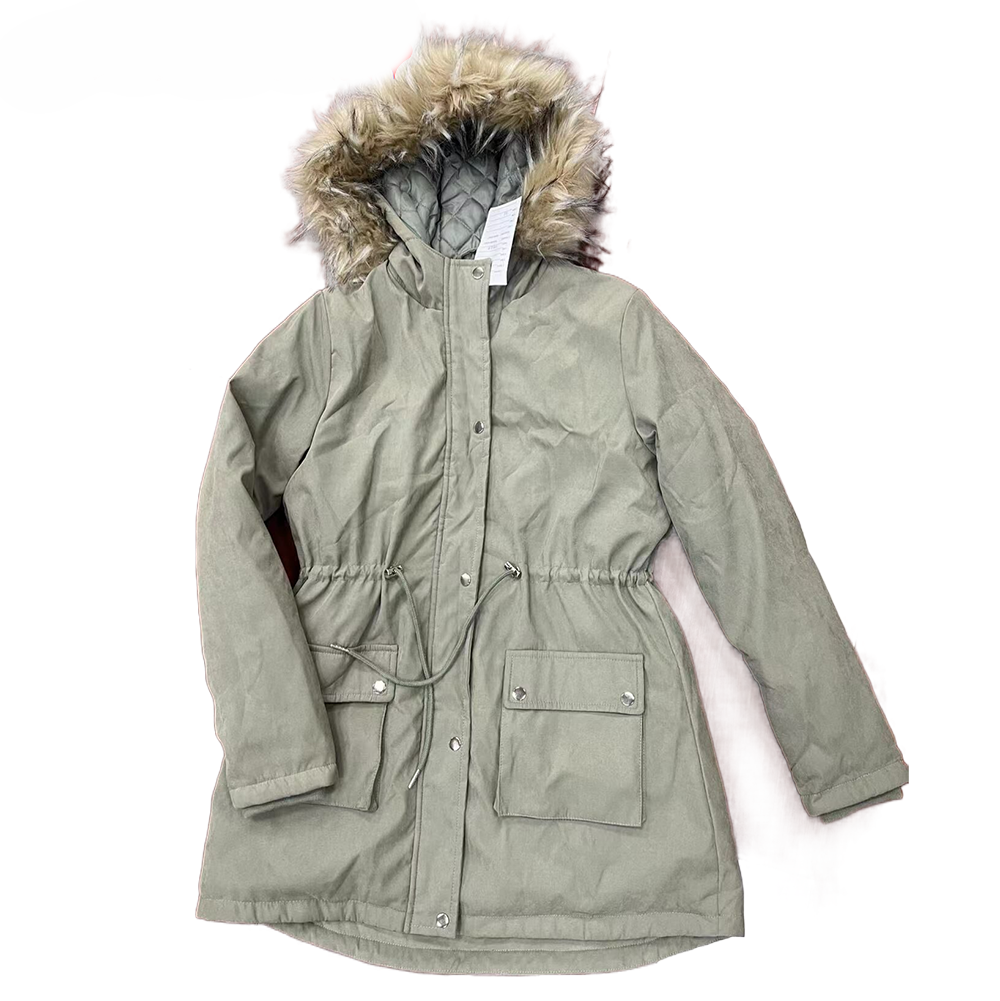 2021 Oversize Ladies Puffer Down Jackets Women Feather Padding Coats With Mink Fur Trimming